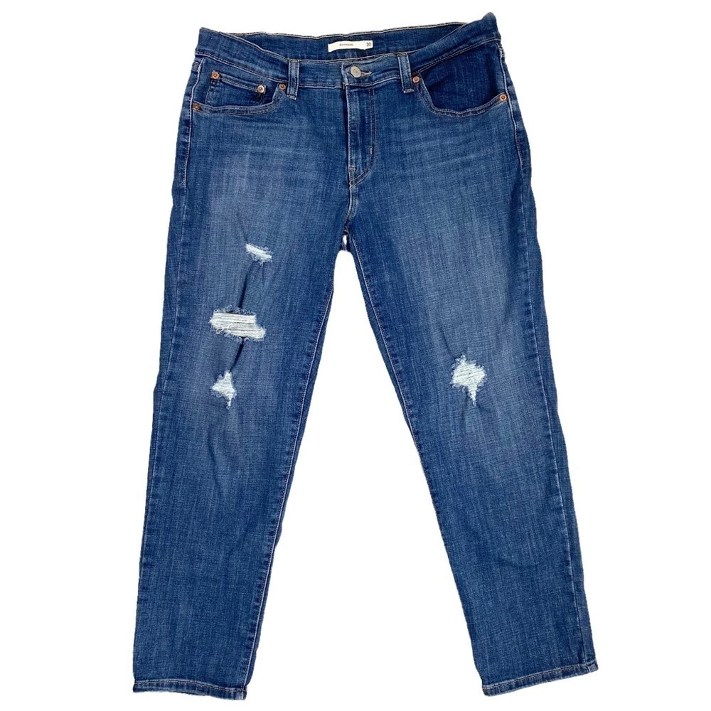 Levi’s Boyfriend Distressed Jeans SZ 30